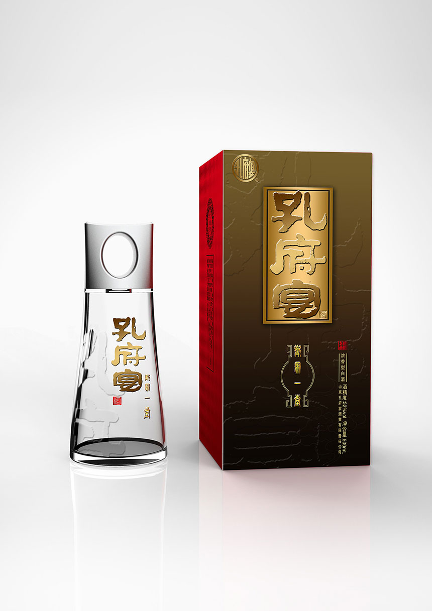 孔府白酒禮盒包裝設(shè)計欣賞
